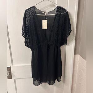 Black Sheer Cover-Up